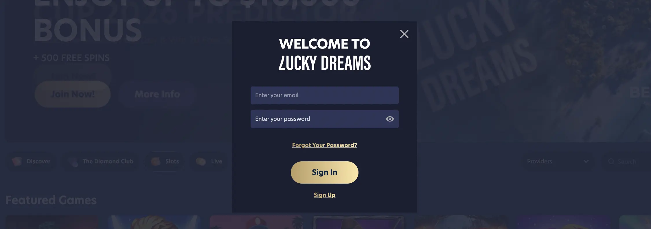 Login form